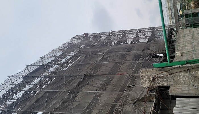 用於橋梁塗裝工程的懸吊式鷹架